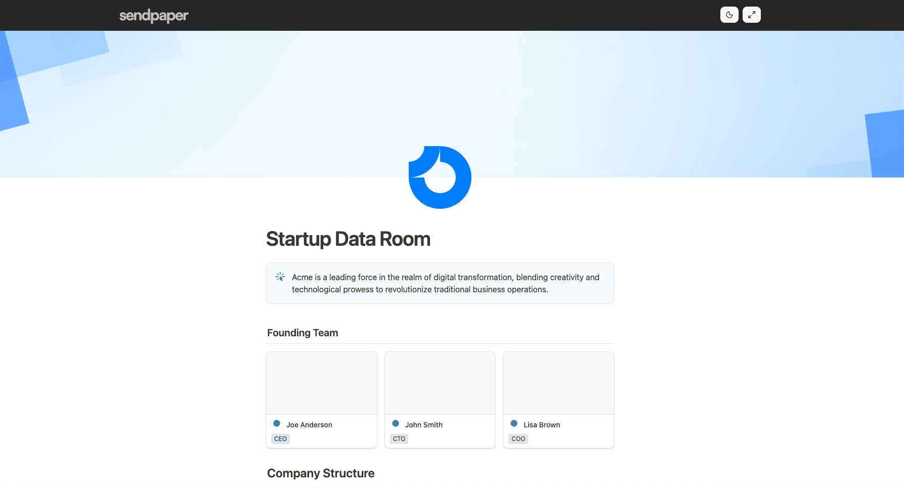 Link and document permissions and viewer experience